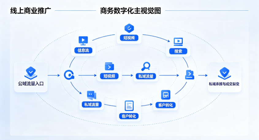 东营线上商业推广怎么做？全域流量闭环搭建与低成本转化实战指南